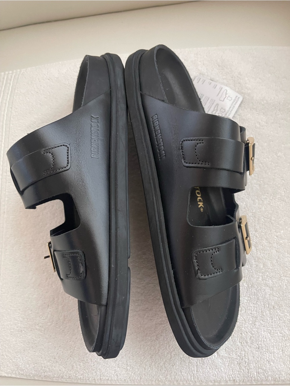 NWT BIRKENSTOCK St. Barths Natural Leather Sandals - Picture 8 of 12